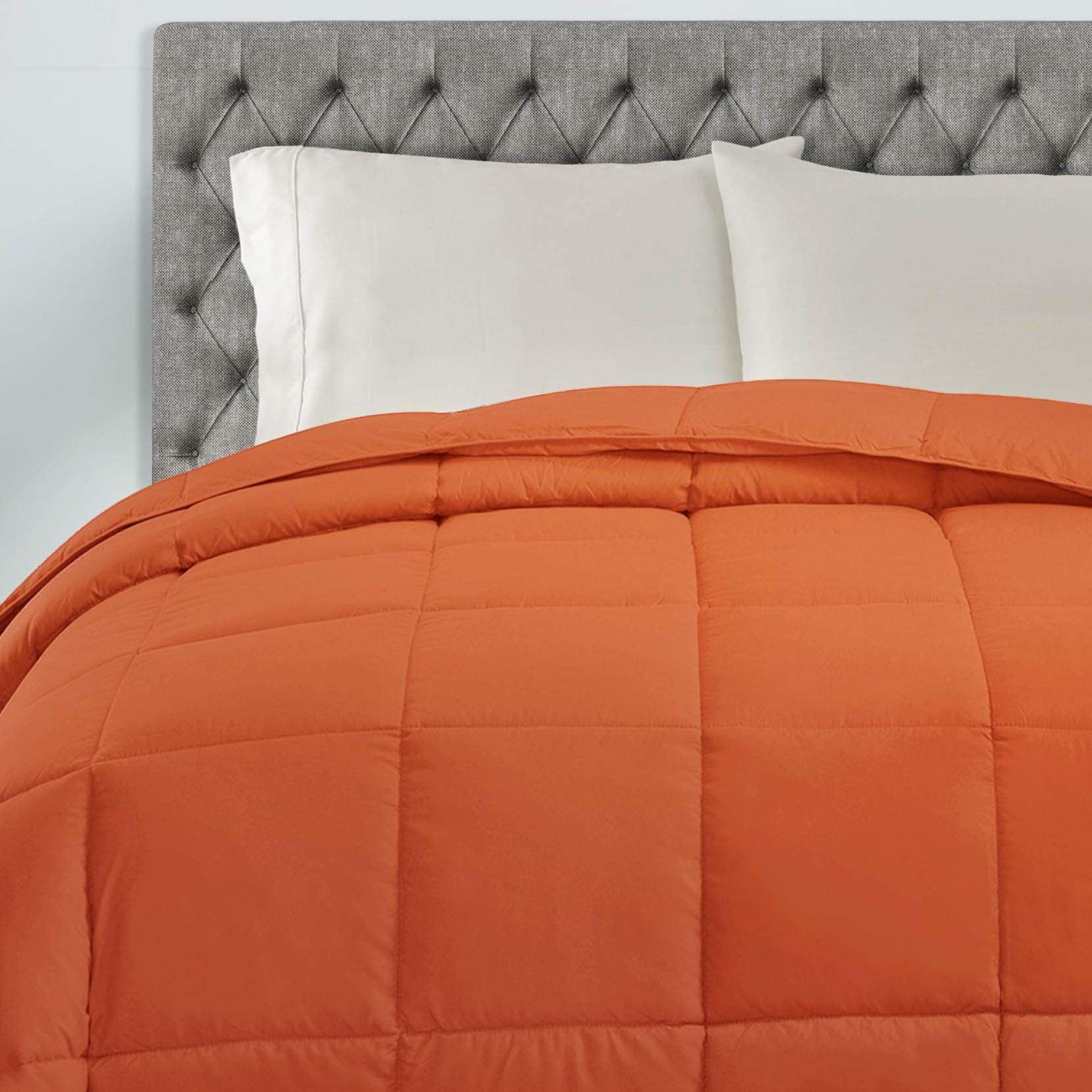 Classic Reversible Medium Weight Down Alternative Microfiber Comforter