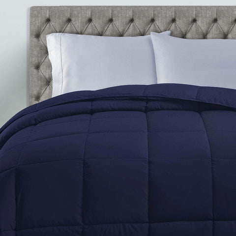 Classic Microfiber Down Alternative Comforter Reversible Medium Weight