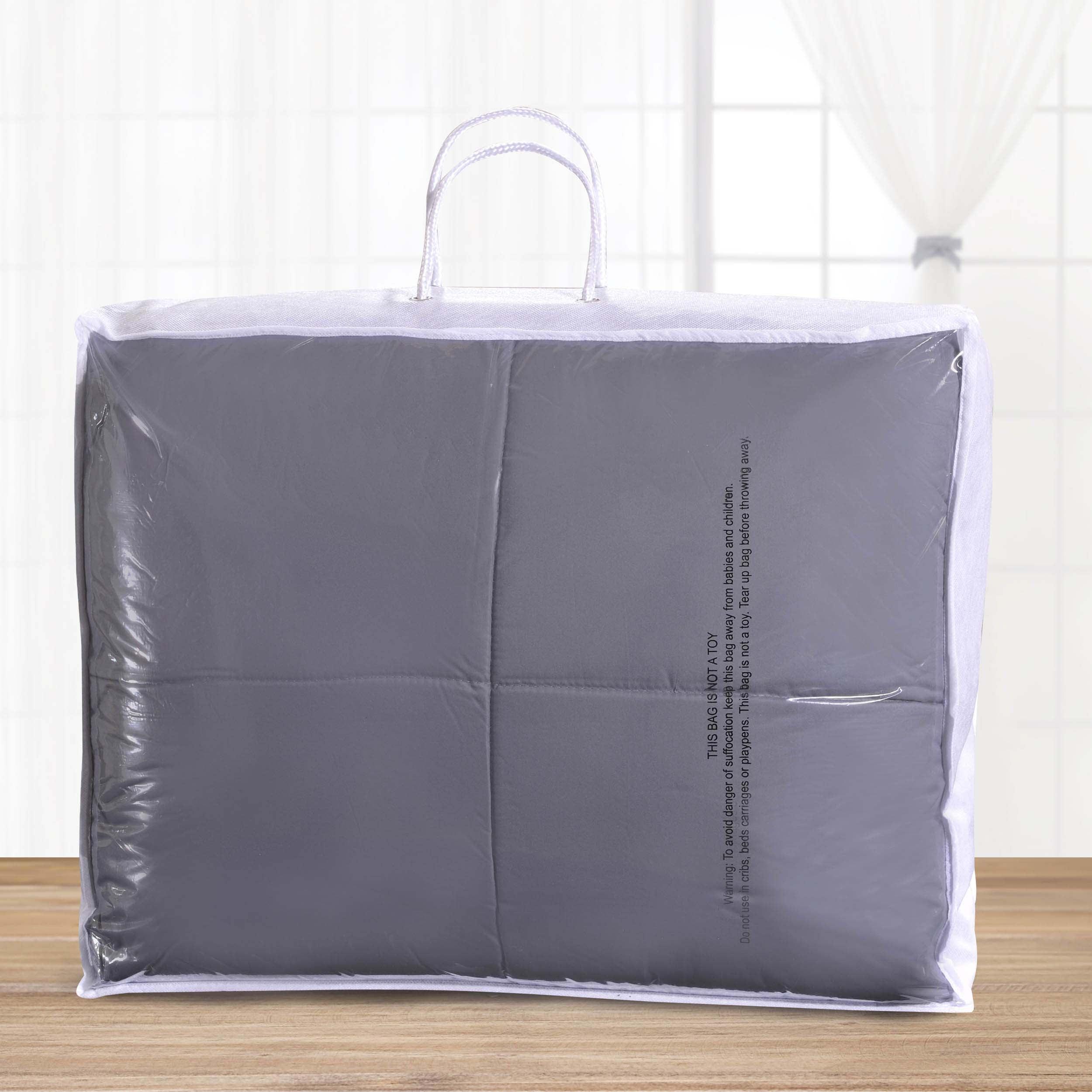 Classic Reversible Medium Weight Down Alternative Microfiber Comforter