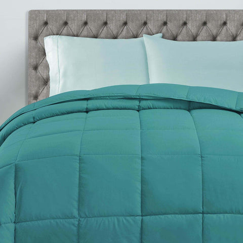 Classic Microfiber Down Alternative Comforter Reversible Medium Weight
