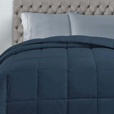 Classic Reversible Medium Weight Down Alternative Microfiber Comforter