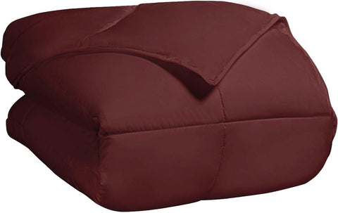 Classic Microfiber Down Alternative Comforter Reversible Medium Weight