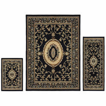Clementina Traditional Medallion 3-Piece Area Rug Set