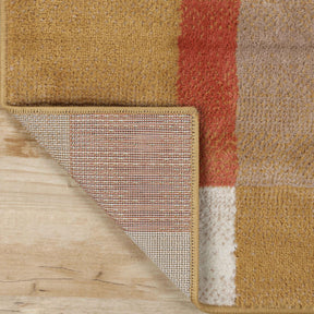Clifton Geometric Color Block Plush Indoor Area Rug or Runner Rug