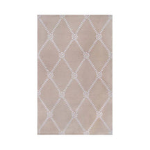 Coastal Geometric Lattice Indoor Outdoor Luxurious Area Rug