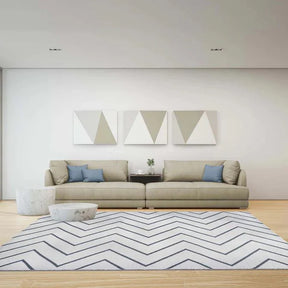 Contemporary Chevron Zig-Zag Indoor Outdoor Area Rug