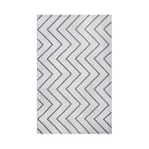 Contemporary Chevron Zig-Zag Indoor Outdoor Area Rug