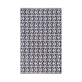 Contemporary Geometric Arrow Pattern Indoor/ Outdoor Area Rug