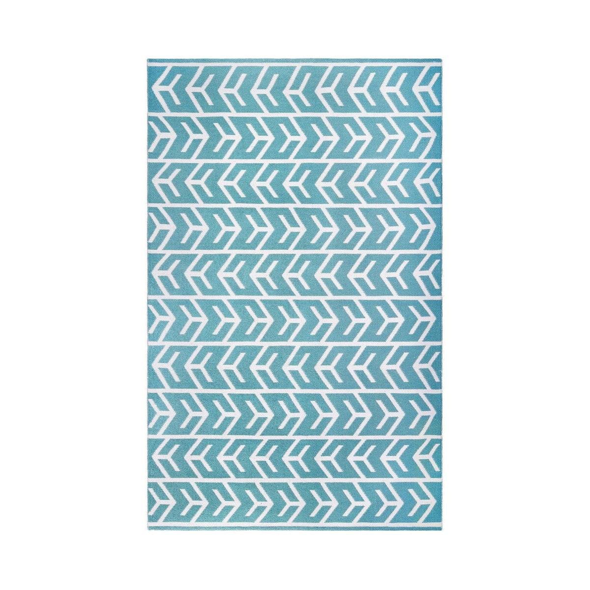 Contemporary Geometric Arrow Pattern Indoor/ Outdoor Area Rug