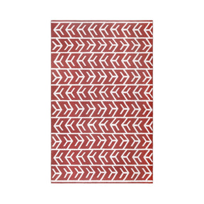 Contemporary Geometric Arrow Pattern Indoor/ Outdoor Area Rug
