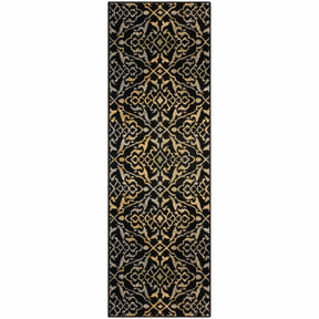 Corbin Damask Indoor Large Area Rugs Or Runner Rug
