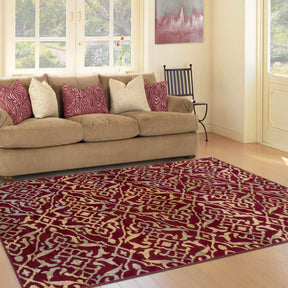 Corbin Damask Indoor Large Area Rugs Or Runner Rug