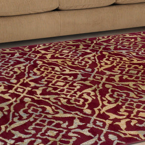 Corbin Damask Indoor Large Area Rugs Or Runner Rug