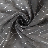 Cormac Printed Geometric Trellis Sheer Curtain Set of 2 Panels