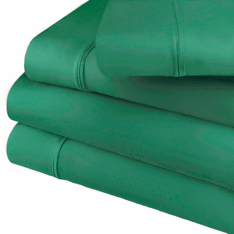 800 Thread Count Cotton Blend Bed Sheet Set Solid Deep Pocket