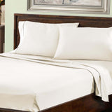 800 Thread Count Cotton Blend Bed Sheet Set Solid Deep Pocket