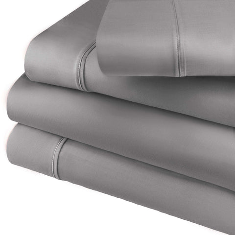 800 Thread Count Cotton Blend Bed Sheet Set Solid Deep Pocket
