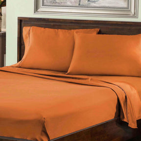 Cotton Blend 800 Thread Count Solid Deep Pocket Bed Sheet Set