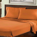 800 Thread Count Cotton Blend Bed Sheet Set Solid Deep Pocket