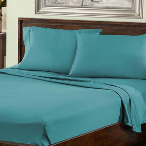 Cotton Blend 800 Thread Count Solid Deep Pocket Bed Sheet Set