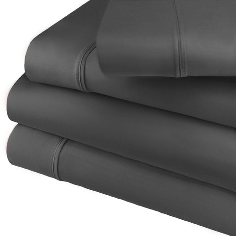 800 Thread Count Cotton Blend Bed Sheet Set Solid Deep Pocket