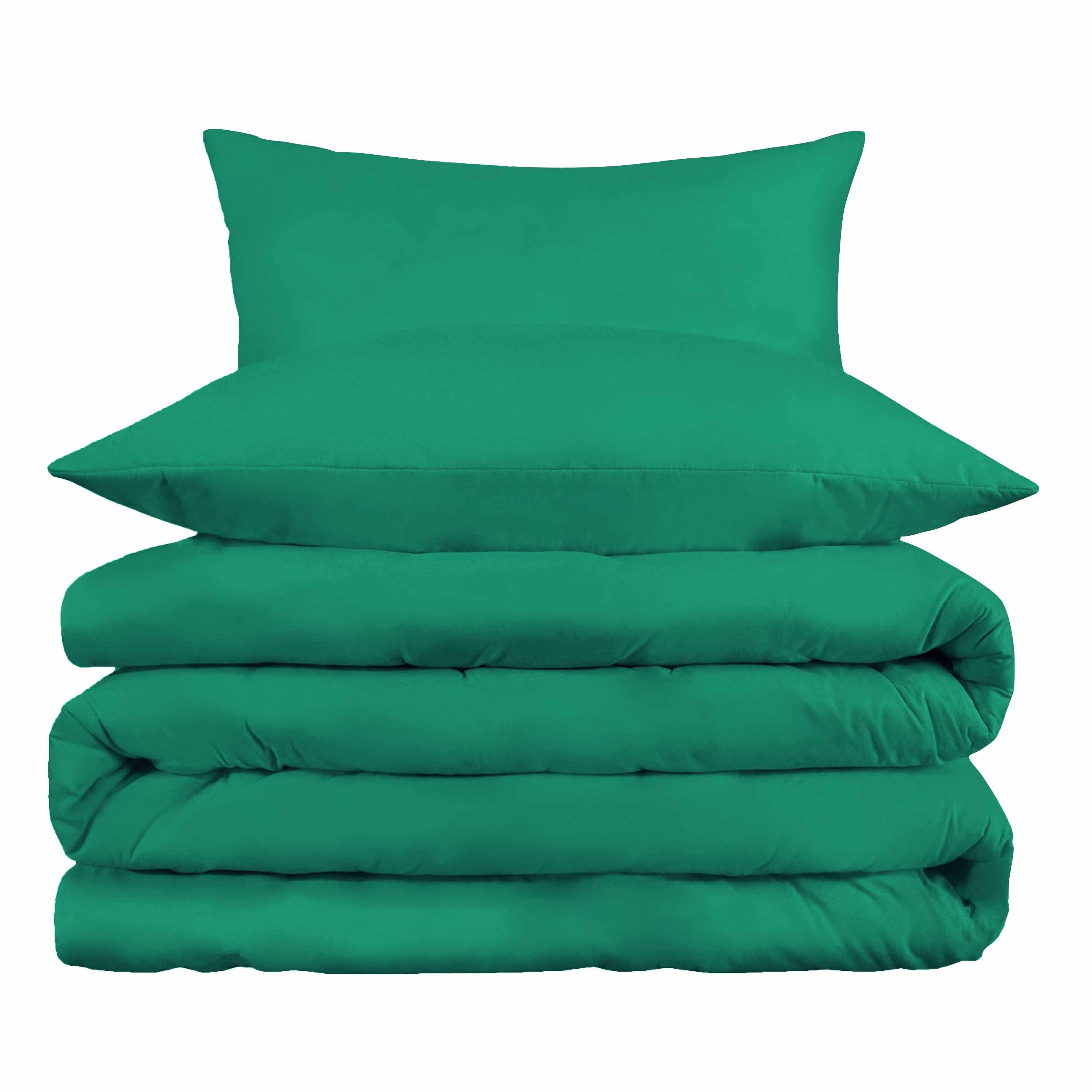 Cotton Blend 800 Thread Count Solid Duvet Cover Set