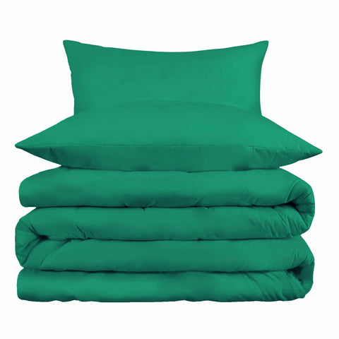 Cotton Blend 800 Thread Count Solid Duvet Cover Set