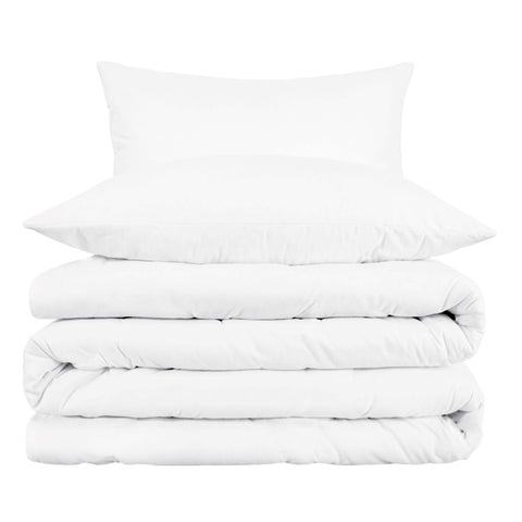 Cotton Blend 800 Thread Count Solid Duvet Cover Set