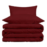 Cotton Blend 800 Thread Count Solid Duvet Cover Set