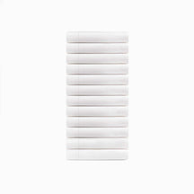 Cotton Blend Hotel Quality White Pillowcase Set of 12