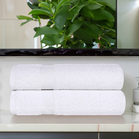 Cotton Eco-Friendly Bathroom Essentials 2 Piece Bath Sheet Set