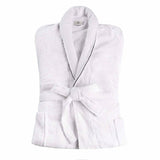 Cotton Embroidered Bathrobe Adults Unisex Bath Robe for Men and Women