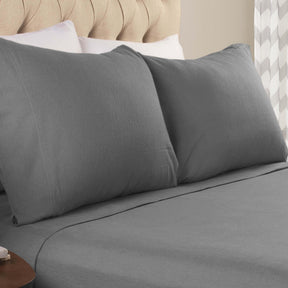 Cotton Flannel 2 Piece Pillowcase Set