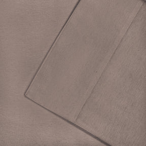 Cotton Flannel Solid Deep Pocket Bed Sheet Set
