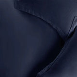 Cotton Flannel Solid Duvet Cover Set with Button Closure