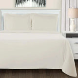 Cotton Flannel Solid Duvet Cover Set with Button Closure