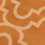 Cotton Flannel Solid Trellis Duvet Cover Set with Button Closure