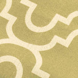 Cotton Flannel Solid Trellis Duvet Cover Set with Button Closure