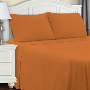 Cotton Flannel Trellis Traditional Solid Deep Pocket Bed Sheet Set