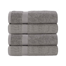 Cotton Highly Absorbent Eco-Friendly Quick Dry 4 Piece Bath Towel Set