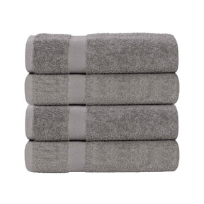 Cotton Highly Absorbent Eco-Friendly Quick Dry 4 Piece Bath Towel Set