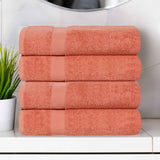 Cotton Highly Absorbent Eco-Friendly Quick Dry Bath Towel Set of 4