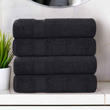 Cotton Highly Absorbent Eco-Friendly Quick Dry Bath Towel Set of 4