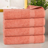 Cotton Highly Absorbent Eco-Friendly Quick Dry Bath Towel Set of 4
