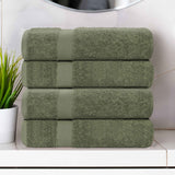 Cotton Highly Absorbent Eco-Friendly Quick Dry Bath Towel Set of 4