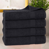 Cotton Highly Absorbent Eco-Friendly Quick Dry Bath Towel Set of 4