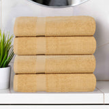 Cotton Highly Absorbent Eco-Friendly Quick Dry Bath Towel Set of 4