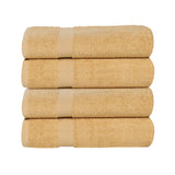 Cotton Highly Absorbent Eco-Friendly Quick Dry Bath Towel Set of 4