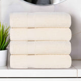 Cotton Highly Absorbent Eco-Friendly Quick Dry Bath Towel Set of 4