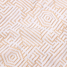 Cotton Modern Geometric Jacquard Plush Absorbent 3-Piece Towel Set